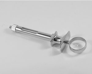 cutsom manufactured medical device in stainless steel.